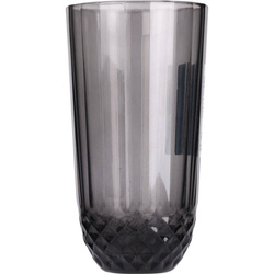 Szürke üveg pohár, 345 ml