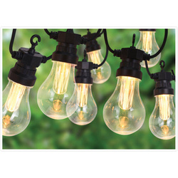 Kültéri fényfüzér, 10 LED, 7,5 m