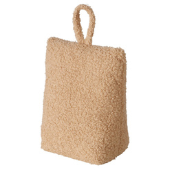 Ajtóütköző bouclé anyagból, FILICIO, 16 x 10 x 20 cm