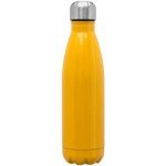 Rozsdamentes acél termosz, 500 ml, sárga
