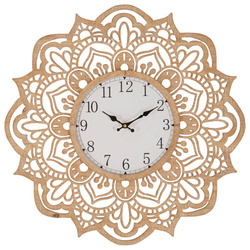 Fali óra csipkés számlappal, Ø 60 cm