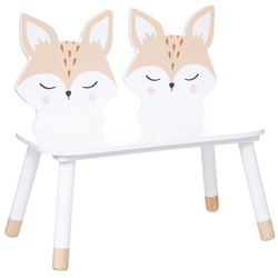 Gyerekpad LISEK fenyő lábakkal, 56 x 28 x 52,5 cm