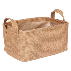 JUNA tárolókosár fogantyúkkal, 100% juta, WENKO
