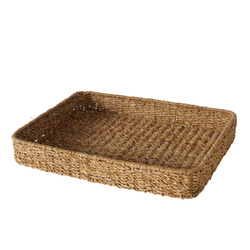 Fonott tálca tengeri fűből SOPHY, 50 x 40 cm