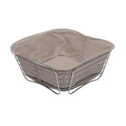 Kenyeres kosár, gyümölcs, rozsdamentes acél, Ø 26 cm, Kesper, fekete