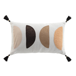 Dekoratív párna vegyes anyagokból, LUMIS, 30 x 50 cm