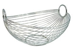 Zöldség- és gyümölcstartó - fém, ovális, ZELLER