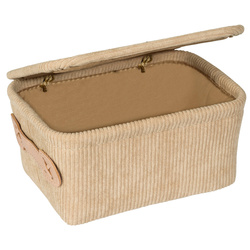 ANELA fürdőszobai kosár fedéllel, 14 x 19 cm, WENKO