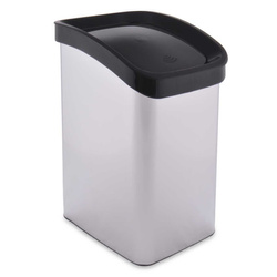 Hulladékgyűjtő edény, billenő fedéllel, 12 l