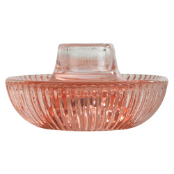 Rücskös üveg gyertyaállvány ARTY