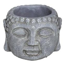 Buddha virágcserép, Ø 11,5 cm, cementből készült