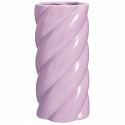 Kerámia váza, Ø 12,5 x 25 cm, lila