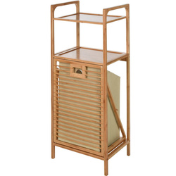 Bambusz fürdőszobai polc, 40 x 30 x 95 cm