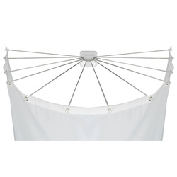 Függönyrúg 12 karos, rozsdamentes acél, WENKO