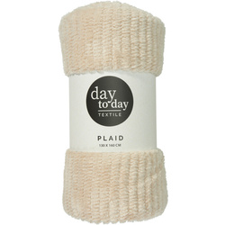 Flanel takaró 160 x 130 cm, bézs színű