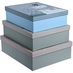 Karácsonyi dobozok, ajándékokhoz, 3 darab