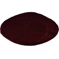 Kerek szőnyeg a nappaliba puha, műszőrméből, Ø 80 cm