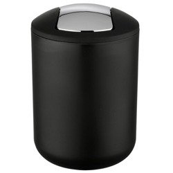 BRASIL BLACK szemetes - 2 l, WENKO, fekete