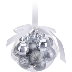 Karácsonyi díszek, 14 darab, Ø 4 cm