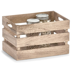 VINTAGE tárolódoboz, fa, 31x21x19 cm, ZELLER