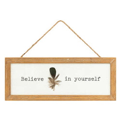 Fali dekoráció YONA keretben, 38 x 15 cm