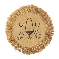 Gyerekszobai szőnyeg, juta, Oroszlán, Ø 90 cm