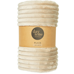 Flanel takaró 160 x 130 cm, bézs színű