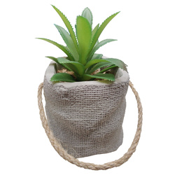 Műnövény cement cserépben, Ø 8 cm