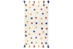 Pöttyös pamutszőnyeg, 70 x 120 cm