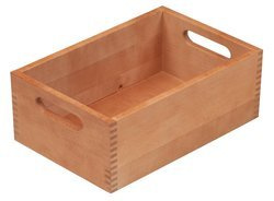 Tárolóedény fogantyúkkal, bükkfa, Kesper, 40 x 30 x 20 cm
