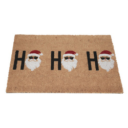 Kókuszrostból készült lábtörlő 59x39 cm, Mikulás, 3. minta