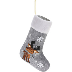 Karácsonyi zokni kandallóra, 25 x 39,5 cm
