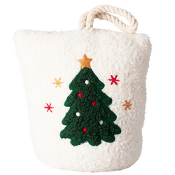 Ajtóstopper ünnepi mintával, karácsonyfa