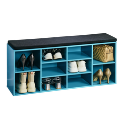 10 pár cipő számára készült szekrény, ülőkével, 103,5 x 48 cm