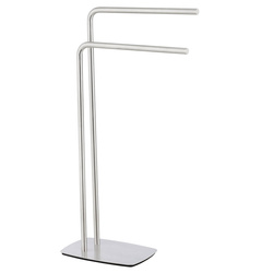 Két lépcsős törölközőtartó, matt rozsdamentes acél, IRIA, WENKO