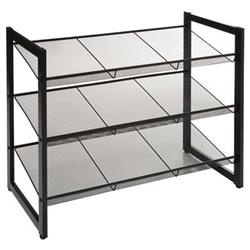 Fém cipőtartó, 3 szinttel