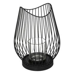 Fém lámpás gyertyához, 23,5 cm