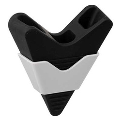 Öntapadó ajtóütköző, műanyag, 2 darab