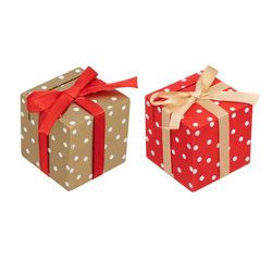 Karácsonyi matricatartó, ajándék, 2 db.