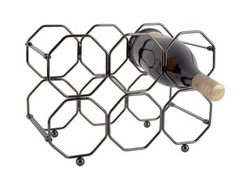 HONEYCOMB bortartó, 6 palack, 31 x 22 x 16,5 cm