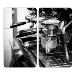 Üveg konyhai lapok csúszásgátló lábakkal, ESPRESSO