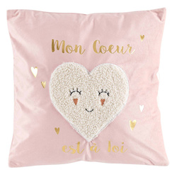 Gyerekpárna, bársonyos, 40 x 40 cm