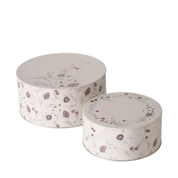 Két NORDALA tároló doboz készlet, Ø 16-20 cm