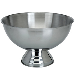 Rozsdamentes acél tál - gyümölcsöknek, punch - 38 cm, matt