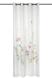 Vászonhatású ablakfüggöny, RITA, 135 x 260 cm