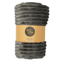 Flanel takaró 160 x 130 cm, szürke