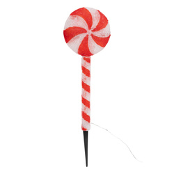 Karácsonyi napenergia lámpa, beverhető, 65 cm