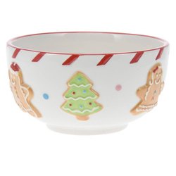 Karácsonyi tál, 14 cm, MÉZES KALÁCS