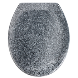 OTTANA GRANIT WC-ülőke - Duroplast, lassú leeresztésű, WENKO, sötétszürke