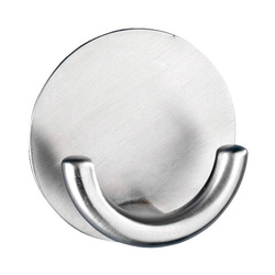 Wieszak fürdőszobai RONDO rozsdamentes acél, WENKO, ezüst